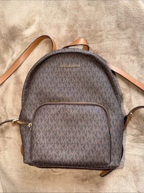 Michael Kors Monogram Backpack